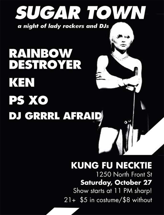 KeN @ Kung Fu Necktie 1248 North Front St Phila PA October 27 2012